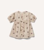 Crinkle Button Dress - Image 4