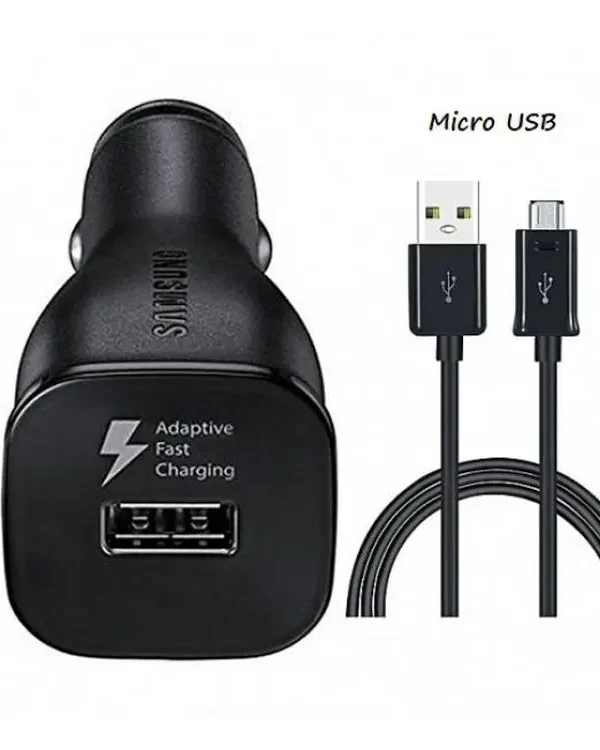 Samsung 15W Car Adapter Fast Charging In-Car Charger with Cable